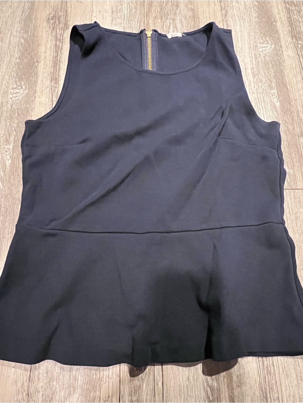 J Crew Classic Navy Sleeveless Top